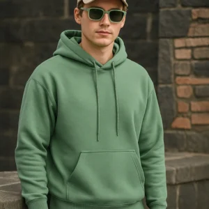 Men's Green Oversized Hoodies